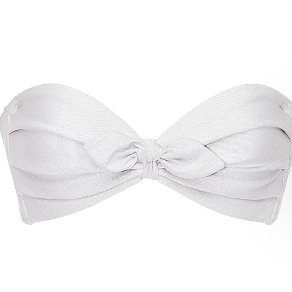 Pearl Cabana Sleeveless Bikini Top